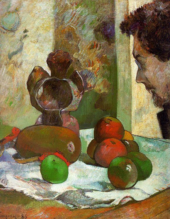 Still Life with Profile of Laval, Paul Gauguin